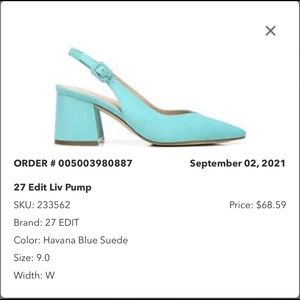 Naturalizer Liv in Havana blue size 9W